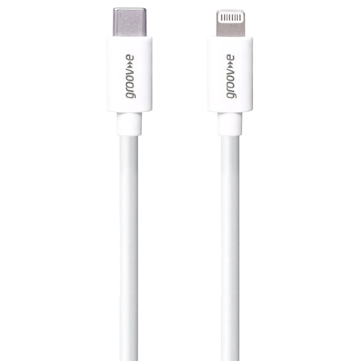 Groov-e MFi Lightning to USB-C Charging Cable 2m - White