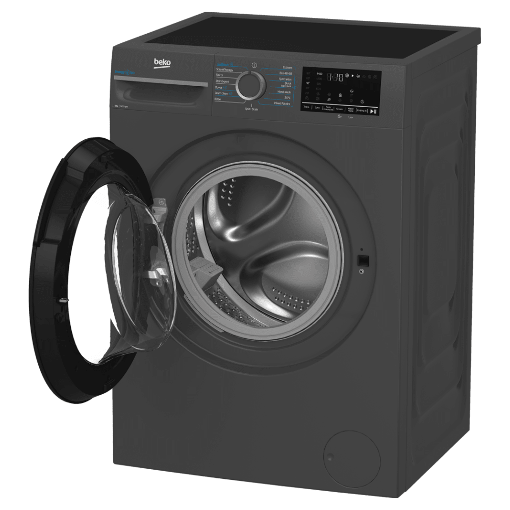 Beko Pro BM3WT4941IA 9kg 1400 Spin Washing Machine – Anthracite - WASHING MACHINE WASHER - Beattys of Loughrea
