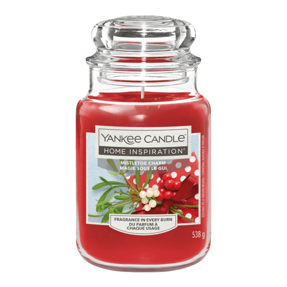 Yankee Candle Home Inspiration Large Jar Candle – Mistletoe Charm - Beattys of Loughrea | www.beattys.ie