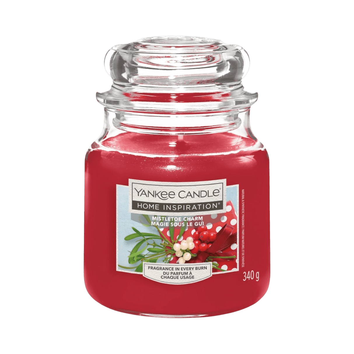 Yankee Candle Home Inspiration Medium Jar Candle – Mistletoe Charm - Beattys of Loughrea | www.beattys.ie