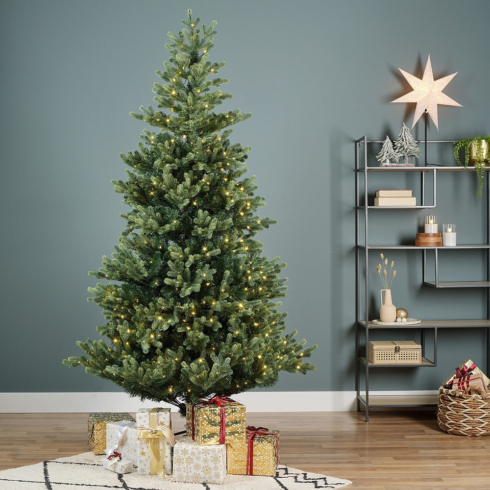 Everlands Geneva Fir 8ft Pre-Lit Christmas Tree