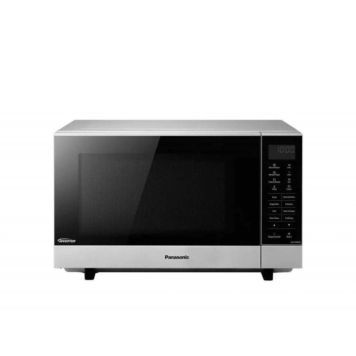 Panasonic NN-SF464M 1000W Silver Flatbed Solo Microwave