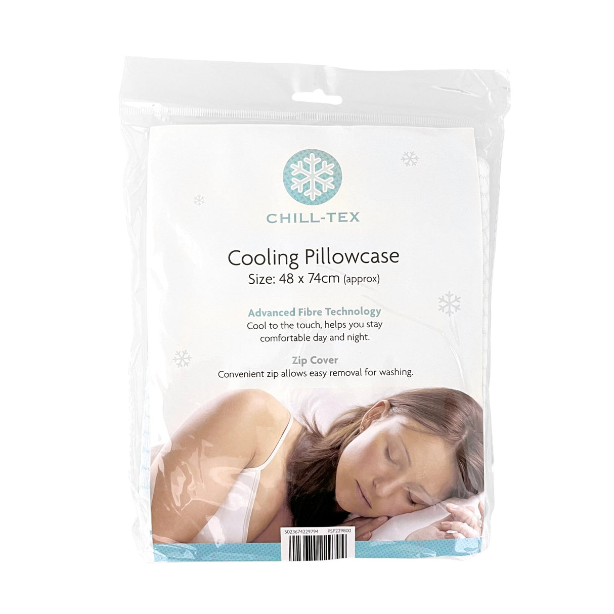 Chill - Tex Ice Blue Cooling Pillowcase Protector - PILLOW CASES - Beattys of Loughrea