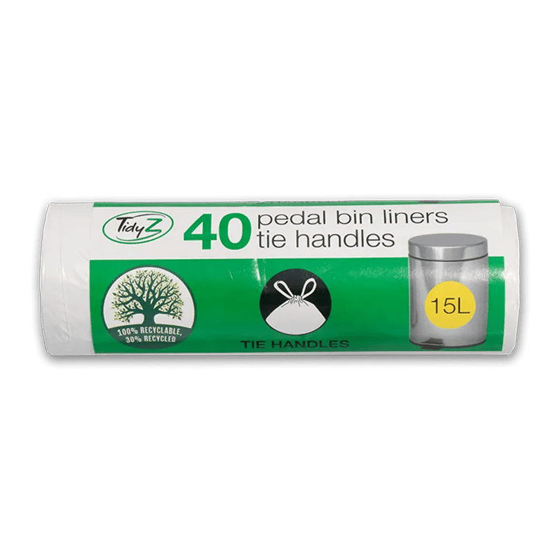 Pedal bin liners white 40pk 15L - Beattys of Loughrea | www.beattys.ie
