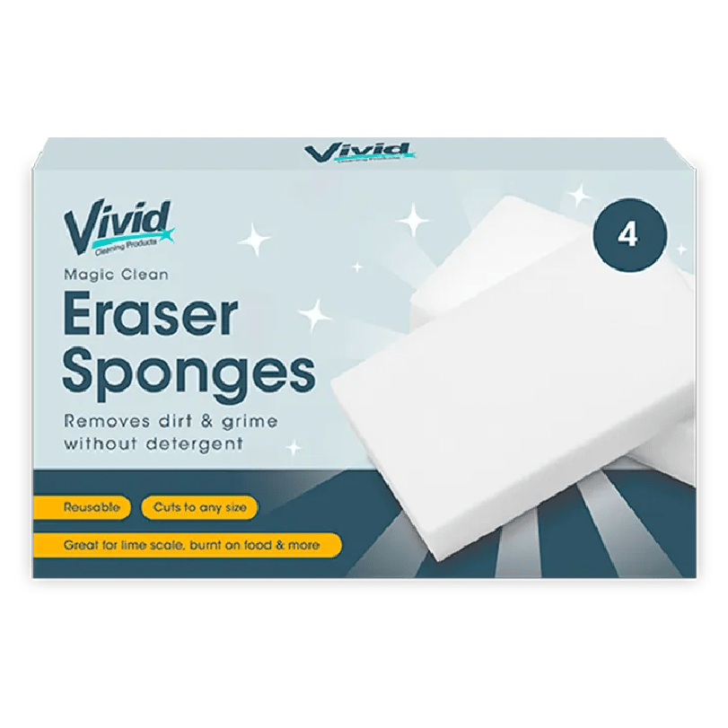 Cleaning Eraser Sponges - 4 Pack - Beattys of Loughrea | www.beattys.ie
