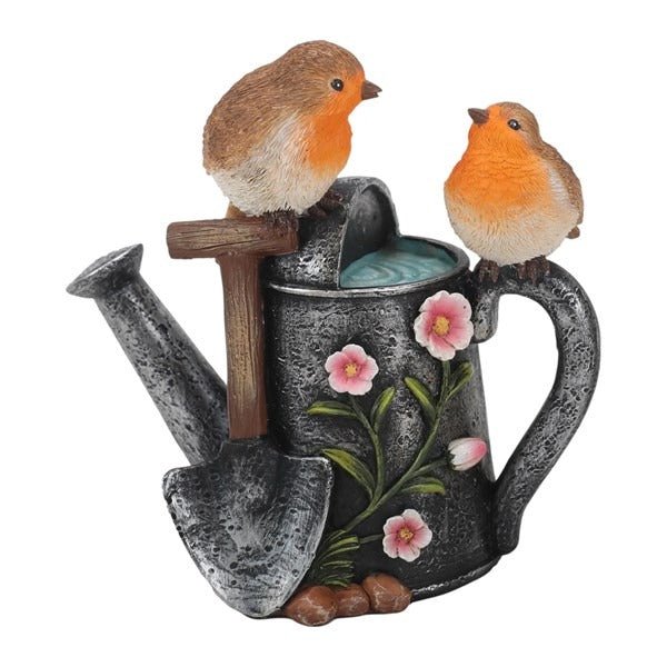 Robin Watering Can 14cm - ORNAMENTS - Beattys of Loughrea