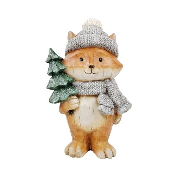 Fuchs mit Baum 11x19cm