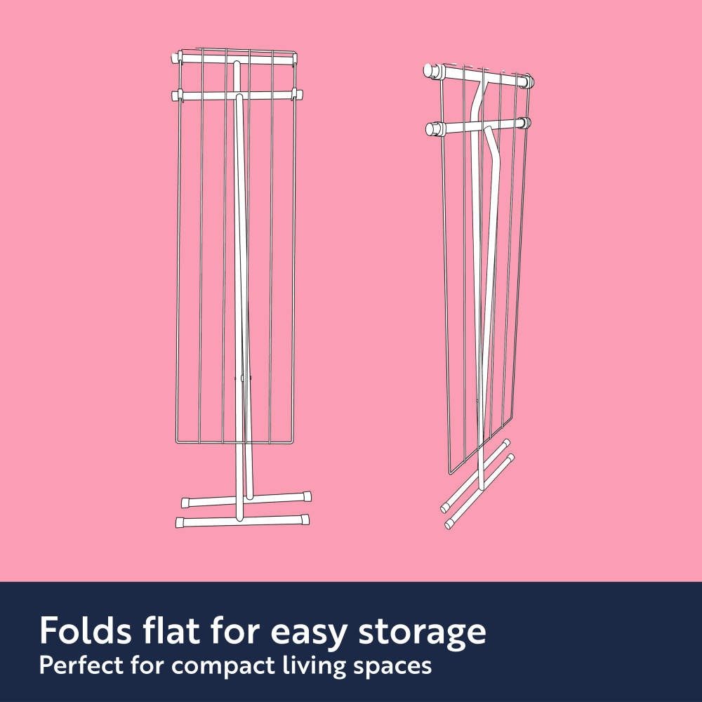 Beldray Flatbed Clothes Airer – Foldable & Compact - CLEANING CLOTHES AIRER - Beattys of Loughrea