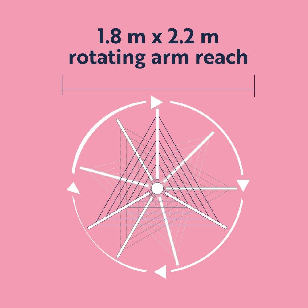 Beldray 30 Metre Clothes Airer – Grey - CLEANING CLOTHES AIRER - Beattys of Loughrea