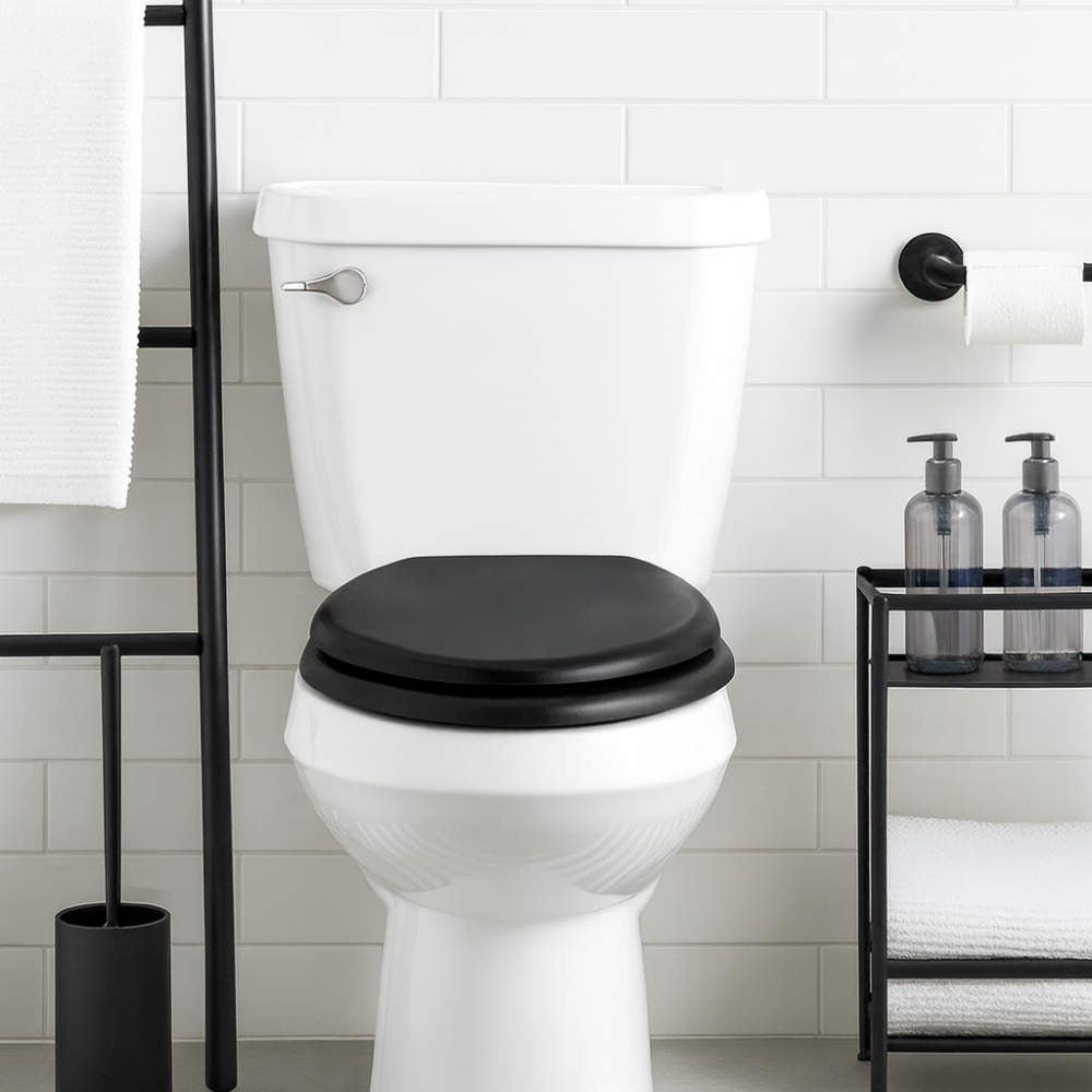Beldray Wooden MDF Toilet Seat – Black - TOILET SEAT/FITTINGS - Beattys of Loughrea