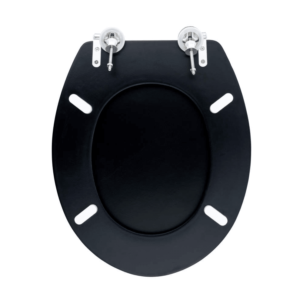 Beldray Wooden MDF Toilet Seat – Black - TOILET SEAT/FITTINGS - Beattys of Loughrea
