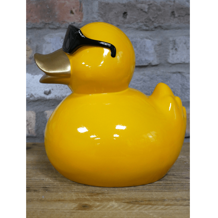 Cool Duck Ornament – Bright Yellow - ORNAMENTS - Beattys of Loughrea