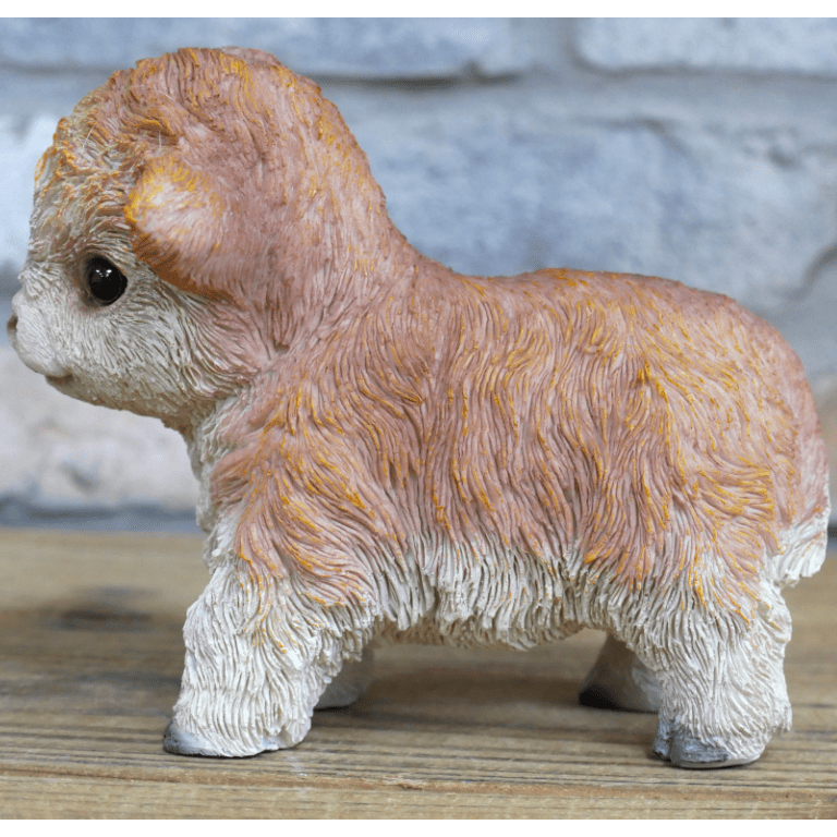 Tiny Baby Cow Ornament 12cm - ORNAMENTS - Beattys of Loughrea