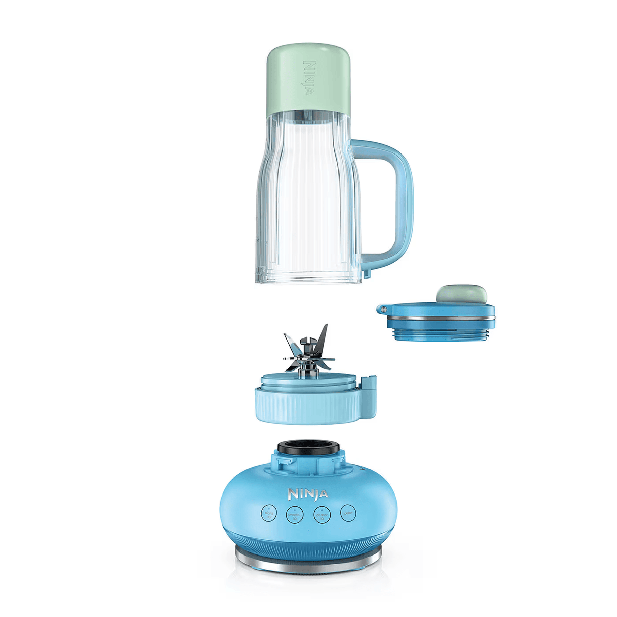 Ninja BlendBoss Blender - Blue Raspberry DB351UKBL - LIQUIDISERS - Beattys of Loughrea