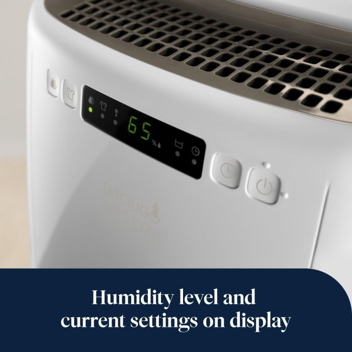 DeLonghi Tasciugo AriaDry 14L Multi - Function Dehumidifier White DEXD214RF - DE HUMIDIFIER - Beattys of Loughrea