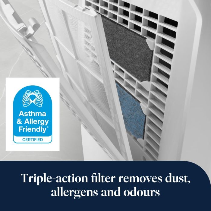 DeLonghi Tasciugo AriaDry 14L Multi - Function Dehumidifier White DEXD214RF - DE HUMIDIFIER - Beattys of Loughrea