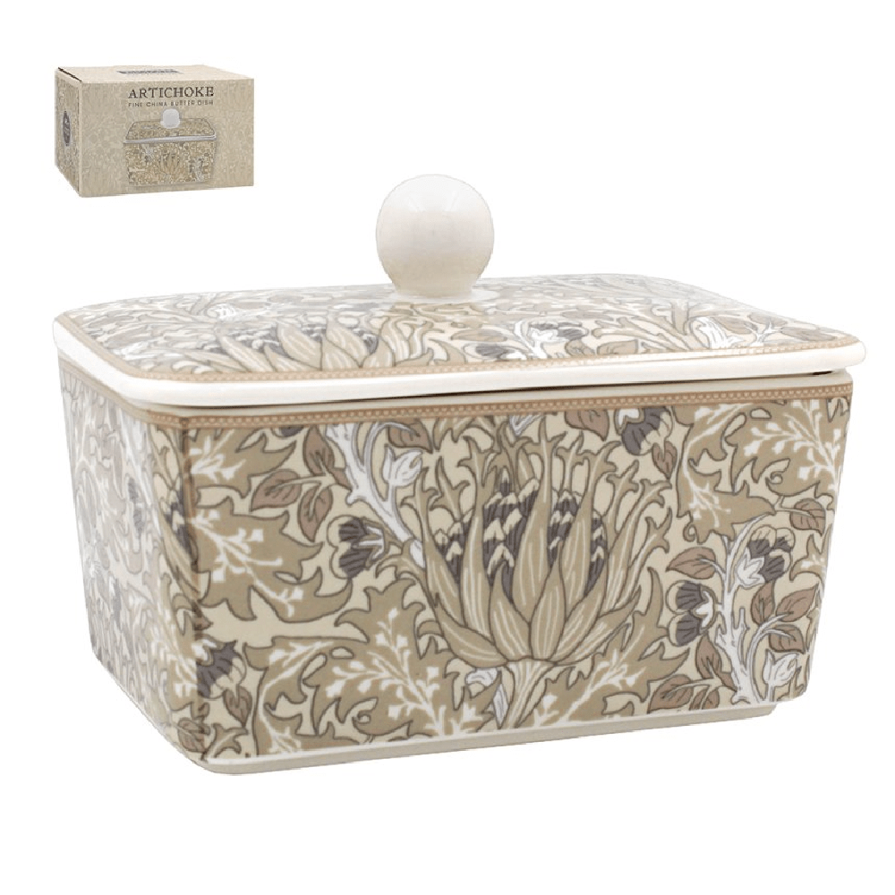 William Morris Artichoke Butter Dish - GENERAL LOOSE WARE - Beattys of Loughrea