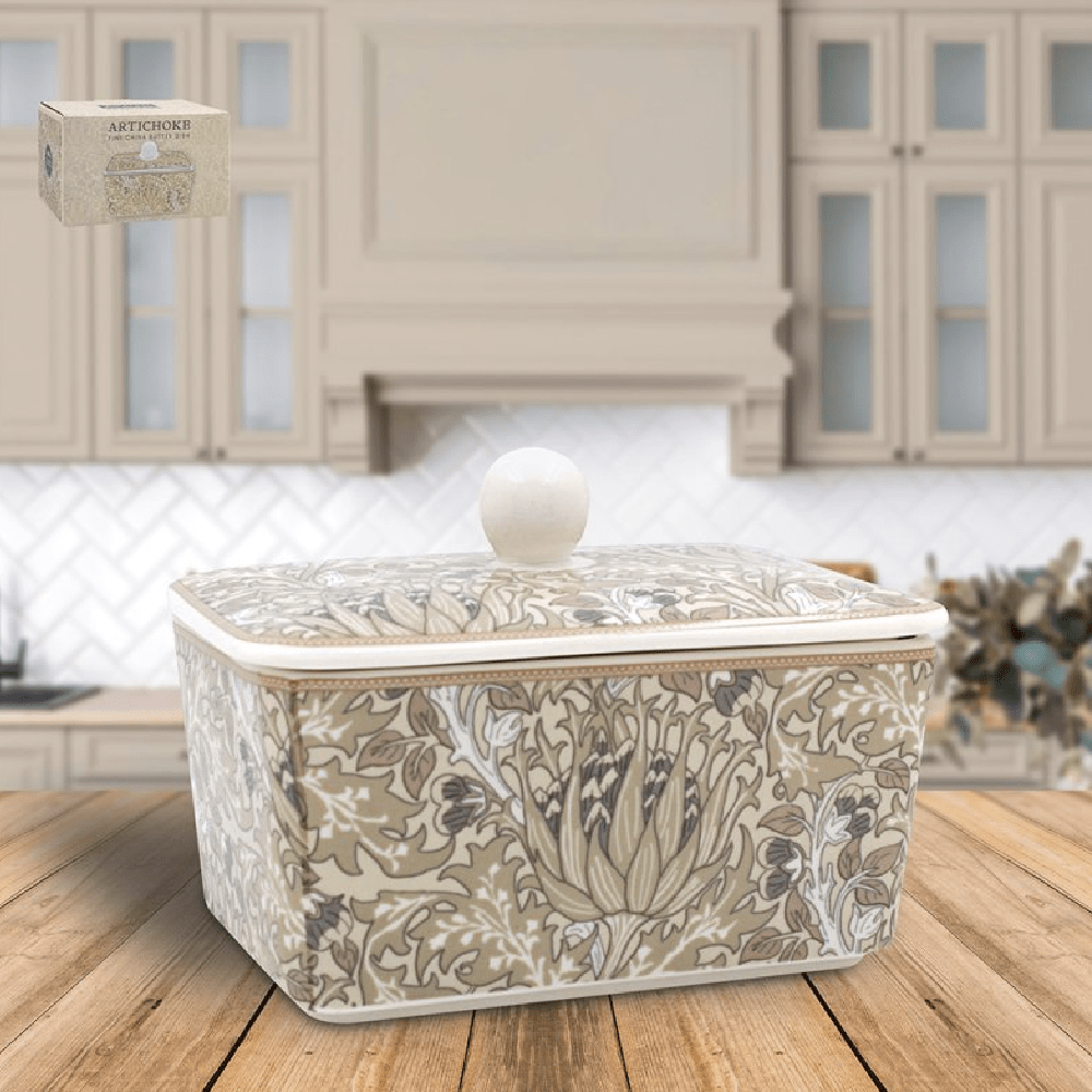William Morris Artichoke Butter Dish - GENERAL LOOSE WARE - Beattys of Loughrea