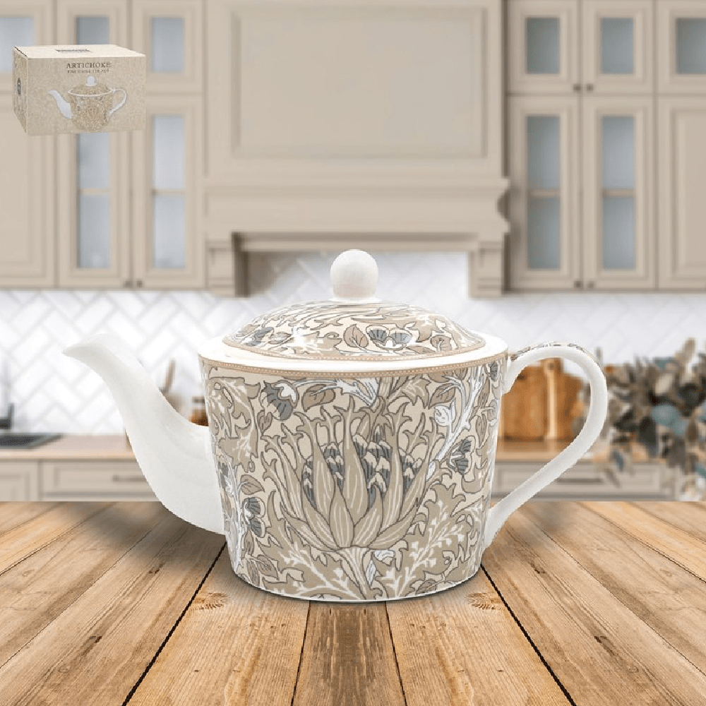 William Morris Artichoke Teapot – 600ml - TEA/COFFEE MAKER/BODUM/MILLS - Beattys of Loughrea