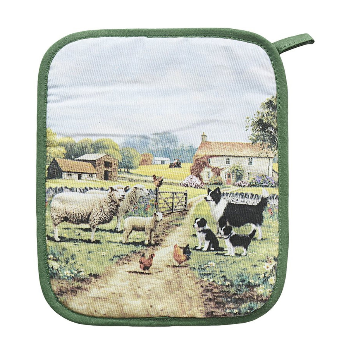 Collie & Sheep Pot Holder