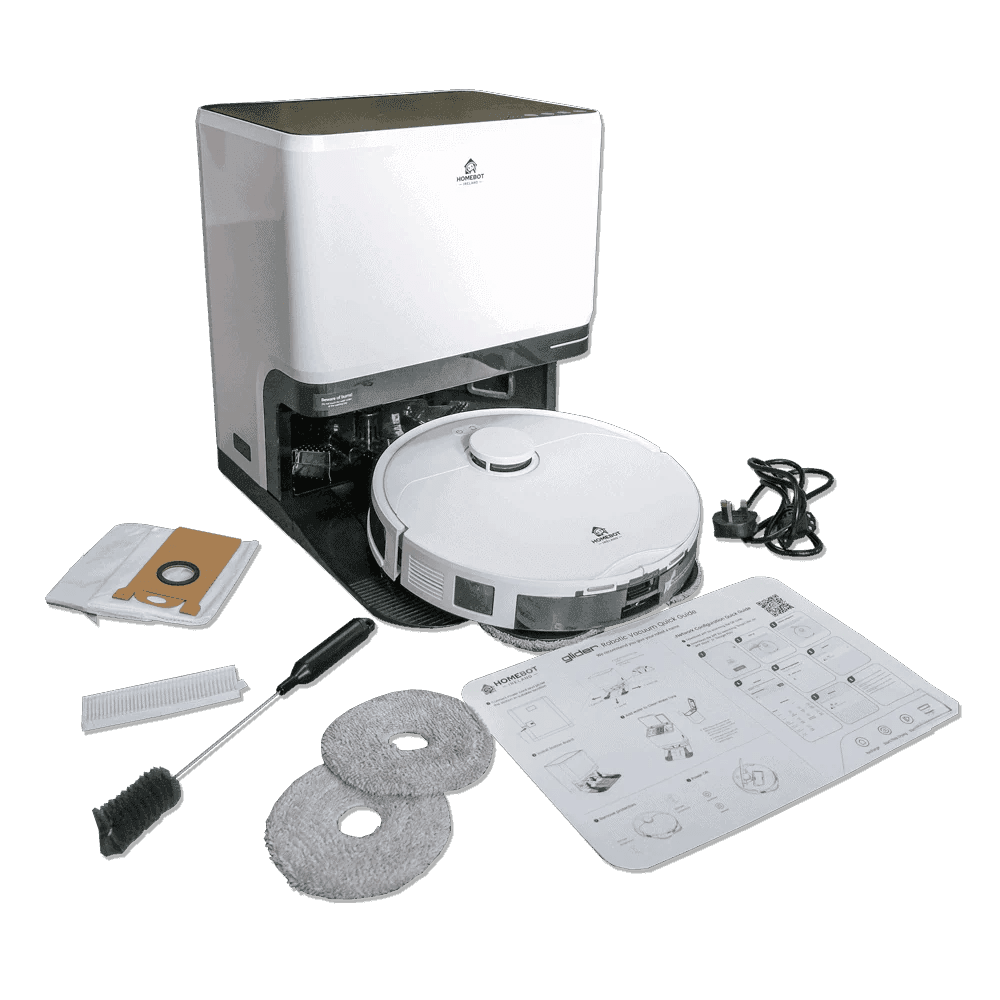 Homebot Glider Robot Vacuum And Mop With Self - Empty Station HB - RV - GLI - IE - ROBOT VACUUM CLEANER - Beattys of Loughrea