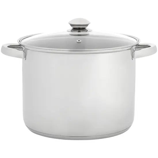 Judge Essentials 24cm Stockpot 8.5L with Vented Glass Lid
