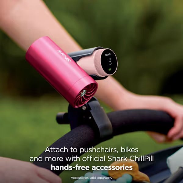 Shark ChillPill 3-in-1 Fan, Mist & InstaChill System – Dragon Fruit Pink FA022UKPK - COOLING FANS - Beattys of Loughrea
