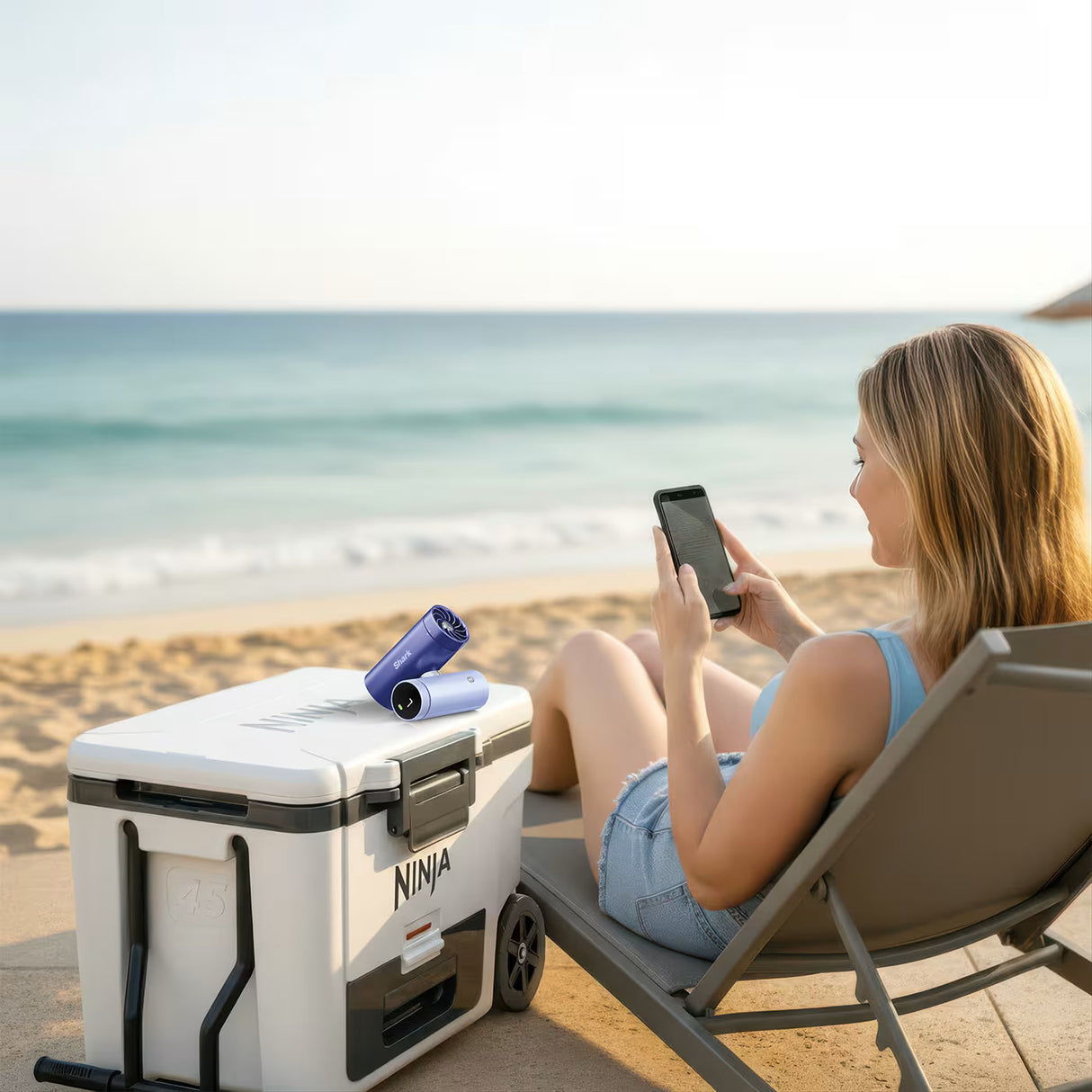 Shark ChillPill 3-in-1 Fan, Mist & InstaChill System – Lavender Haze FA022UKLV