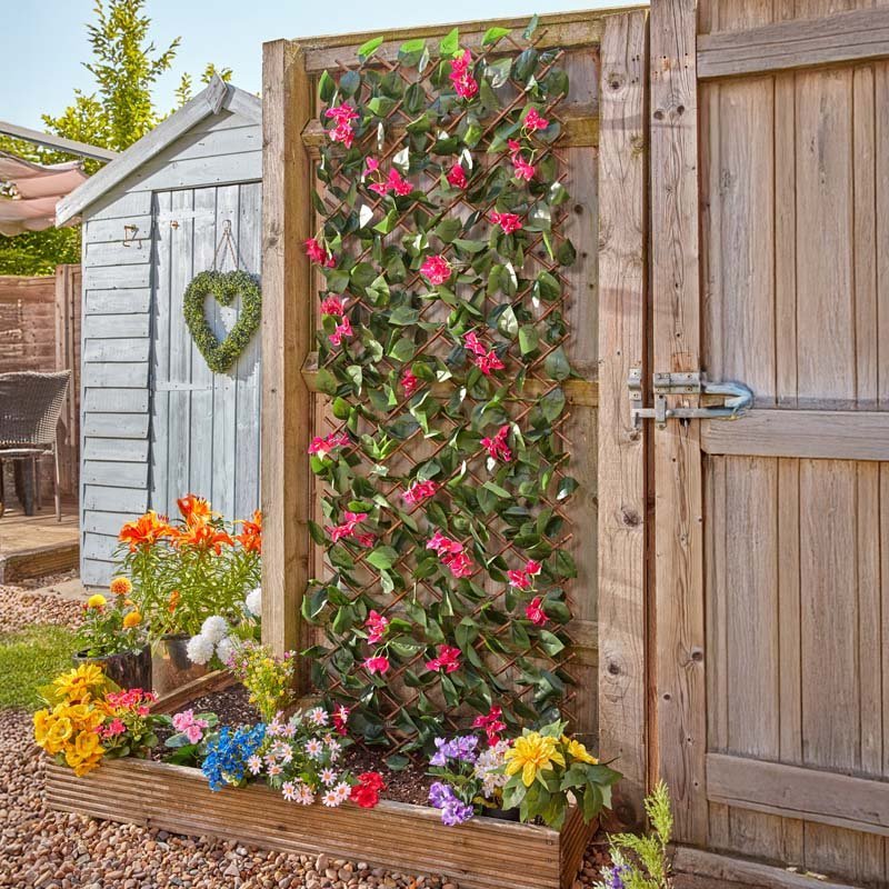 Bougainvillea Trellis 180 × 90 cm - GARDEN ORNAMENTS INCL SOLAR - Beattys of Loughrea