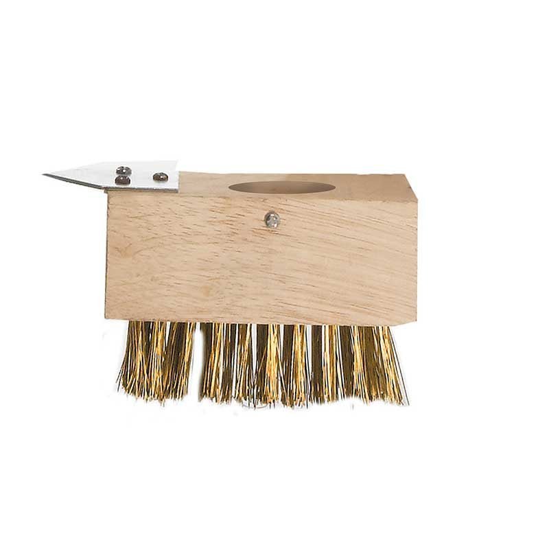 Patio Brush with Scraper & Spare Head – 140cm - GARDEN HOE/RAKE/HANDLE/HAND TOOL - Beattys of Loughrea