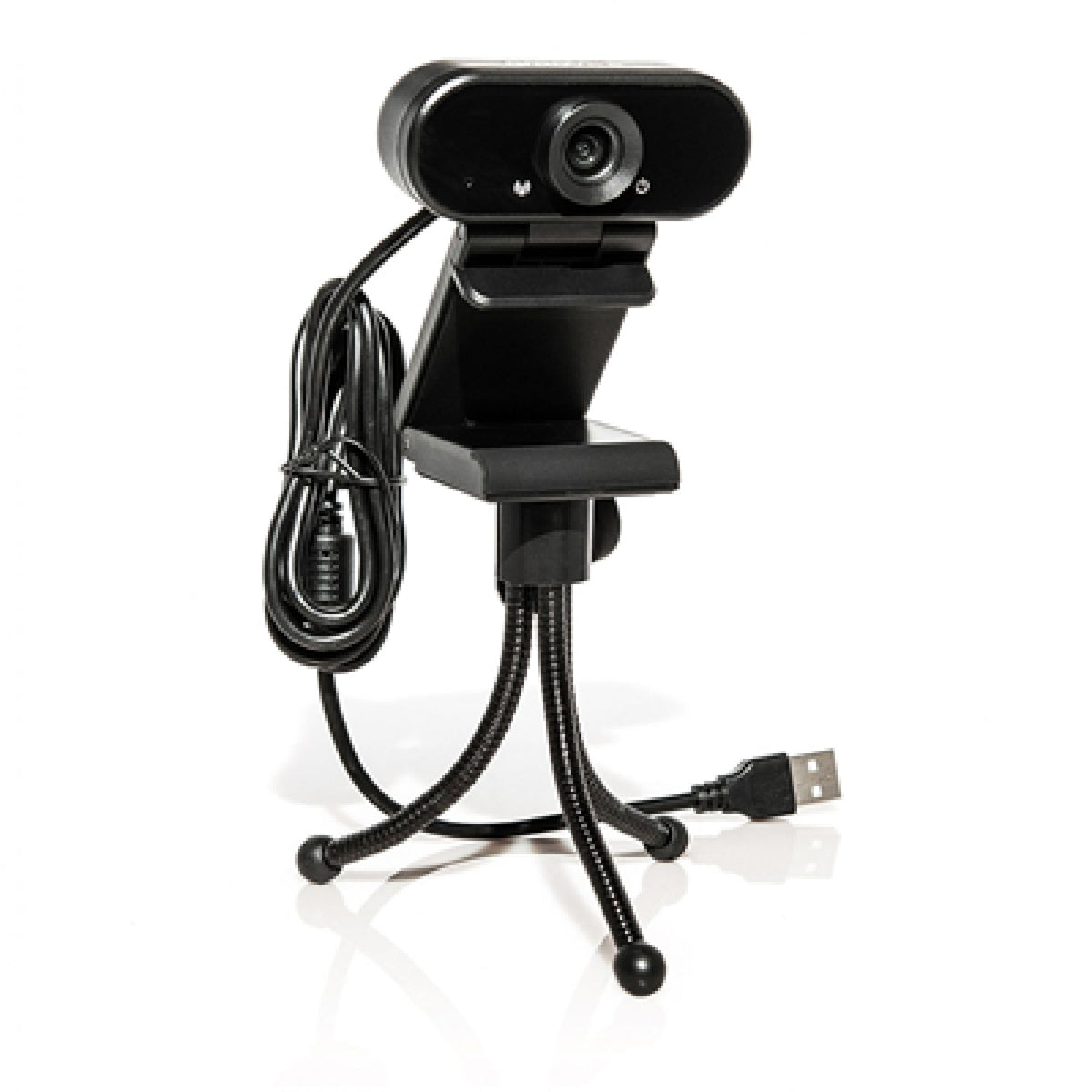 Groov-e 1080p HD Webcam with Privacy Cover - Black