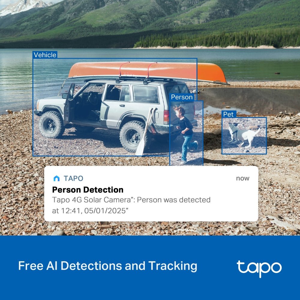 Tapo C615G KIT Solar-Powered Pan/Tilt 4G LTE Security Camera Kit - SECURITY CAMERA/ PRODUCTS - Beattys of Loughrea