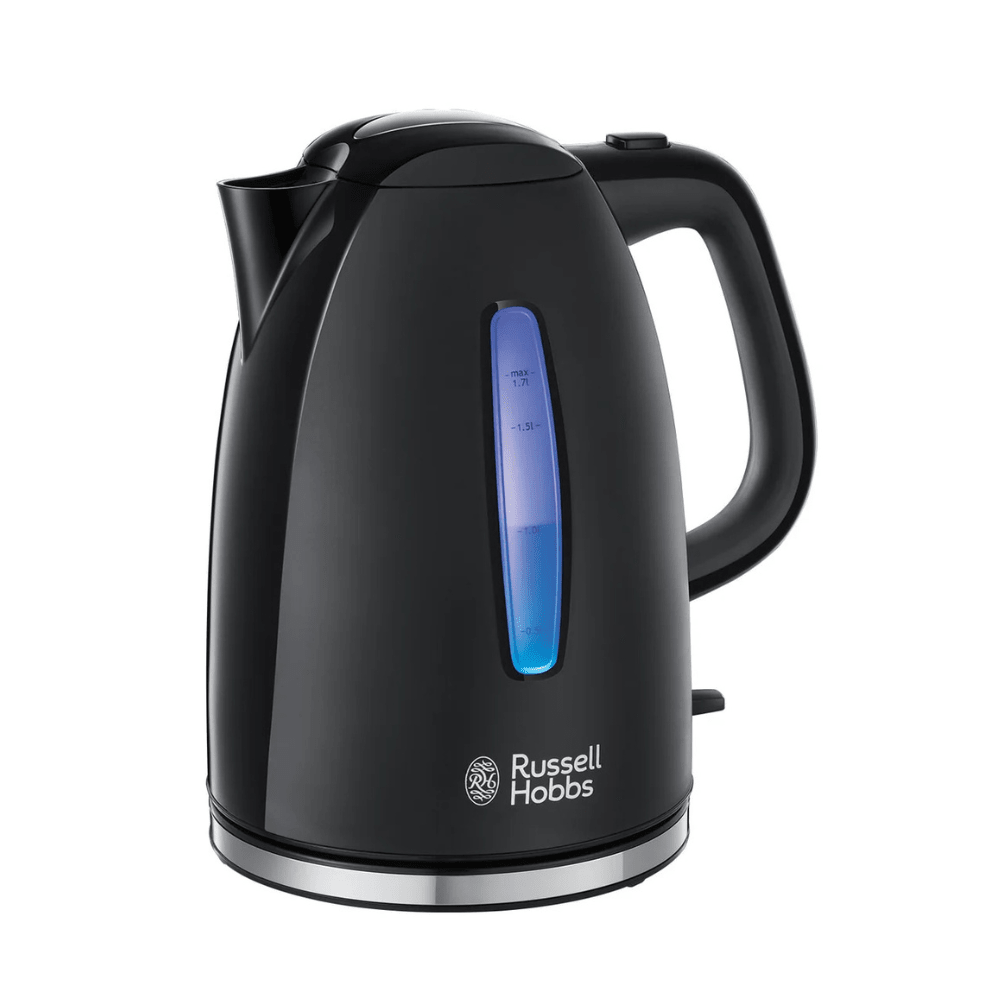 Russell Hobbs Textures Plus Kettle 1.7L 3kW Black | 22591 - KETTLES - Beattys of Loughrea