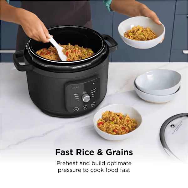 Ninja HyperHeat Pressure & Rice Cooker – 6L 9 - in - 1 PC201UK - FOOD STEAMER RICE COOKER SLOW COOKER - Beattys of Loughrea