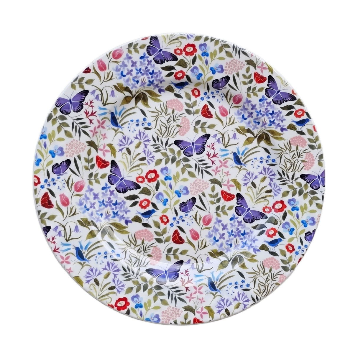 Shannonbridge Pottery Butterfly Garden 27cm Round Plate - GENERAL LOOSE WARE - Beattys of Loughrea