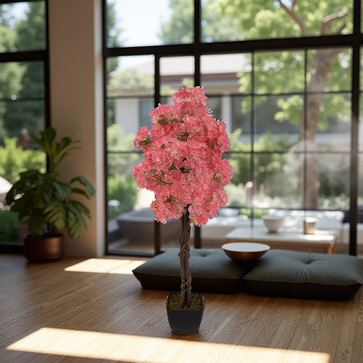 Nearly Natural Cloud Cherry Blossom Tree 120cm - HANGING BASKET, LINER, BRACKET - Beattys of Loughrea