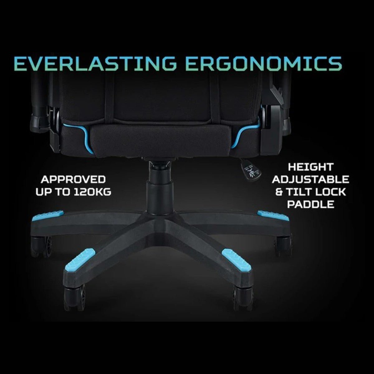 Acer Predator Rift Lite Gaming Chair GP.GCR11.00C – Black & Blue - GAMING & LAPTOP CHAIR / DESK - Beattys of Loughrea