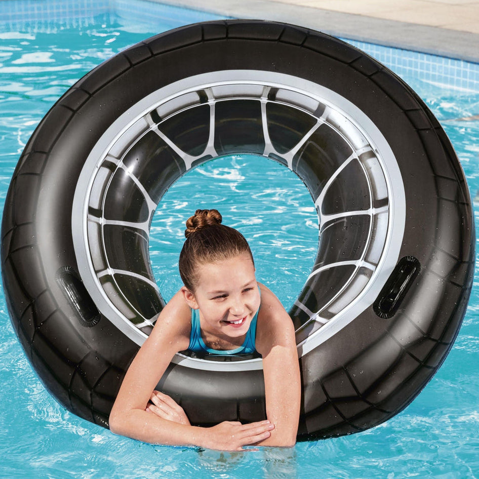 Bestway Inflatable Tyre Swim Ring 119cm