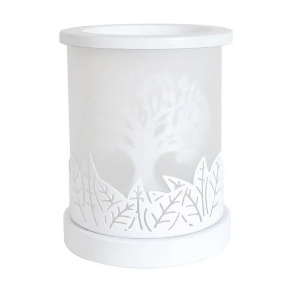 Electric Wax Melter – Tree Of Life White – 15cm - POT POURRI/AROMATHERAPY/OILS/DIFFUSER - Beattys of Loughrea