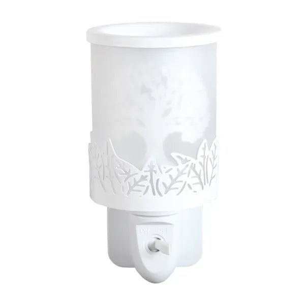 Plug-In Tree Of Life Wax Melter – White – 14cm - POT POURRI/AROMATHERAPY/OILS/DIFFUSER - Beattys of Loughrea
