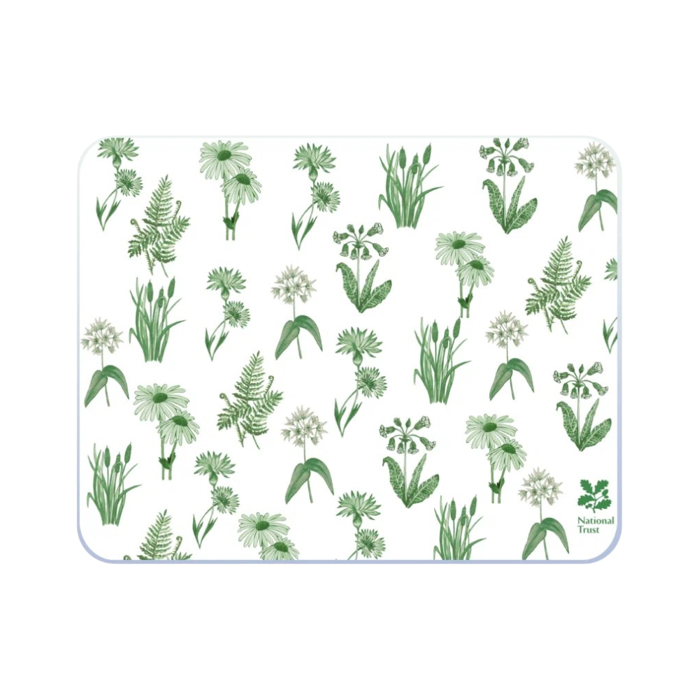 Tuftop Dyrham Park Flowers Medium Glass Worktop Protector – 40 x 30cm