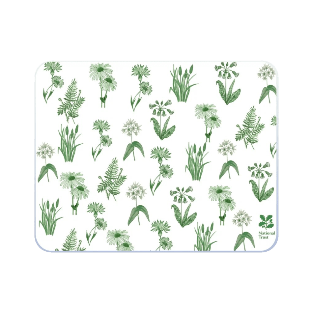 Tuftop Dyrham Park Flowers Medium Glass Worktop Protector – 40 x 30cm - WORKTOP SAVER - Beattys of Loughrea