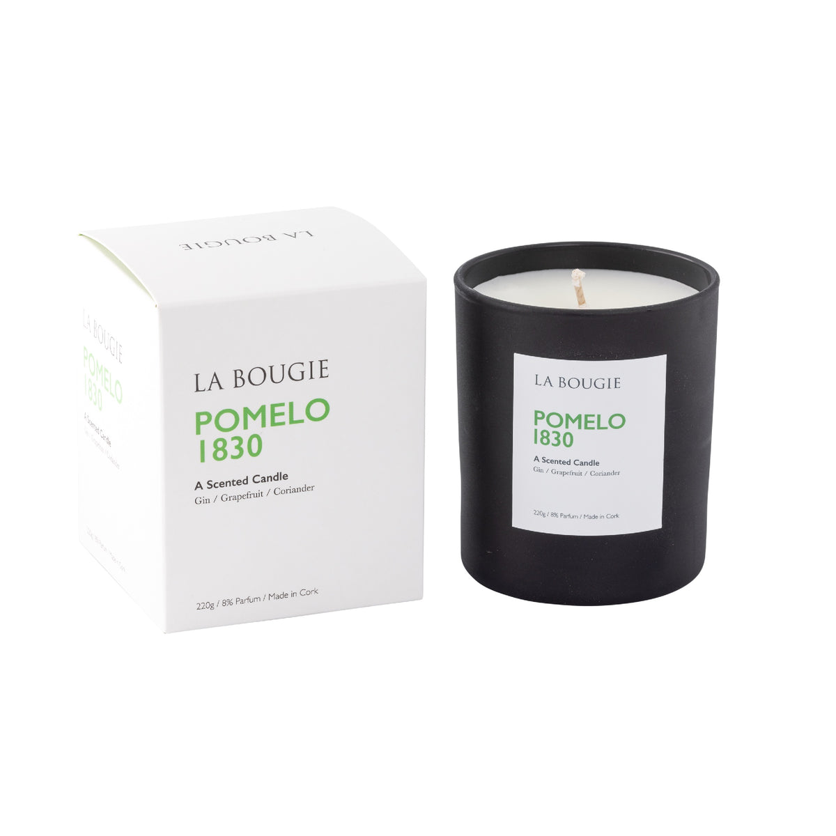 La Bougie Pomelo 1830 Candle 220g - POT POURRI/AROMATHERAPY/OILS/DIFFUSER - Beattys of Loughrea