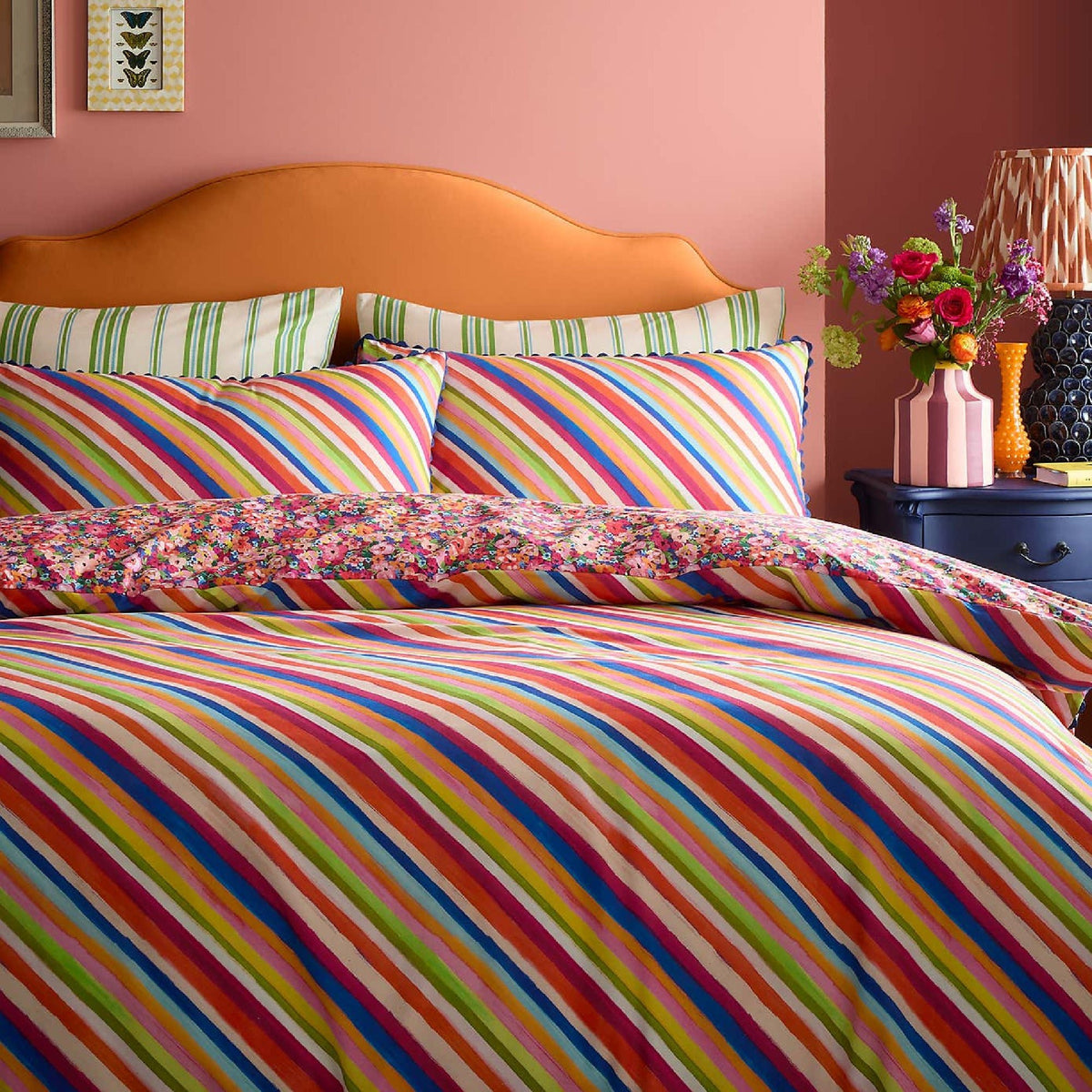 Darling Ditsy Bright Duvet Cover Set - Super King - DUVET COVERS - Beattys of Loughrea