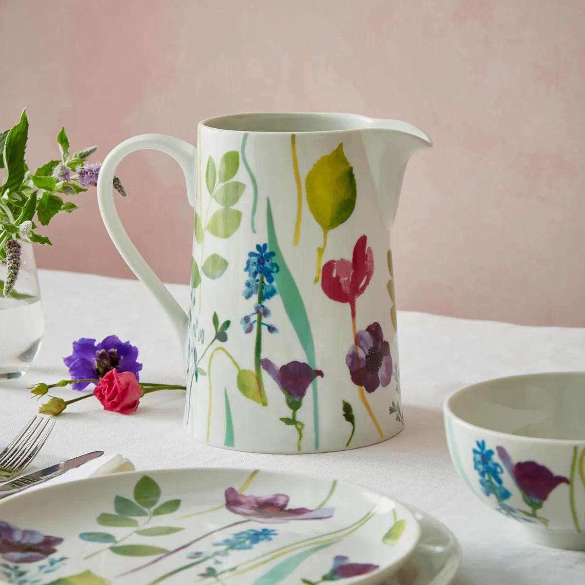 Portmeirion Home Water Garden Jug - JUGS - Beattys of Loughrea