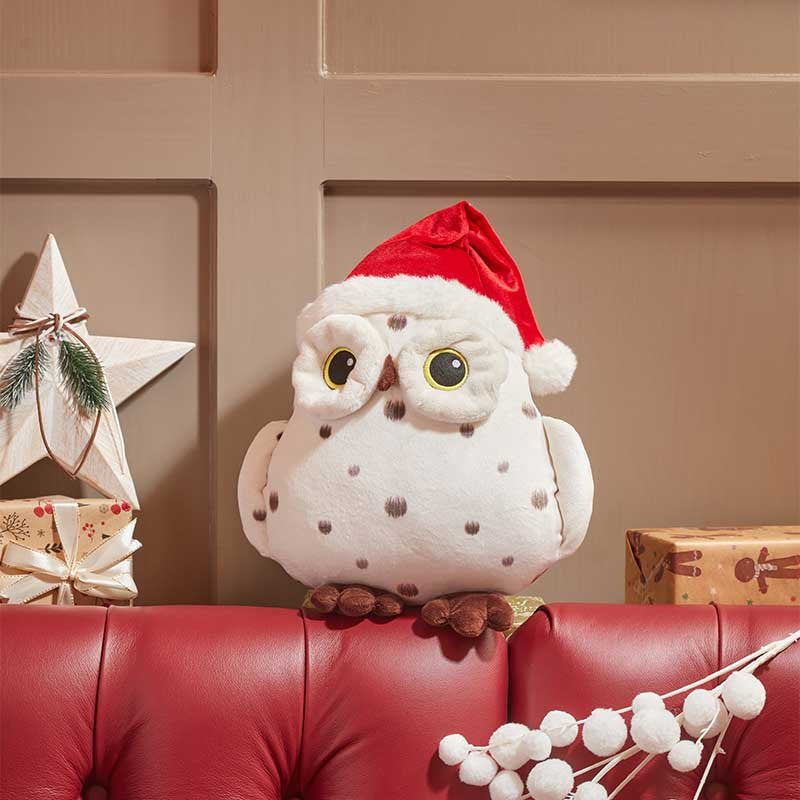 Squeezy Owl Plush Christmas Decoration Figurine – 30cm