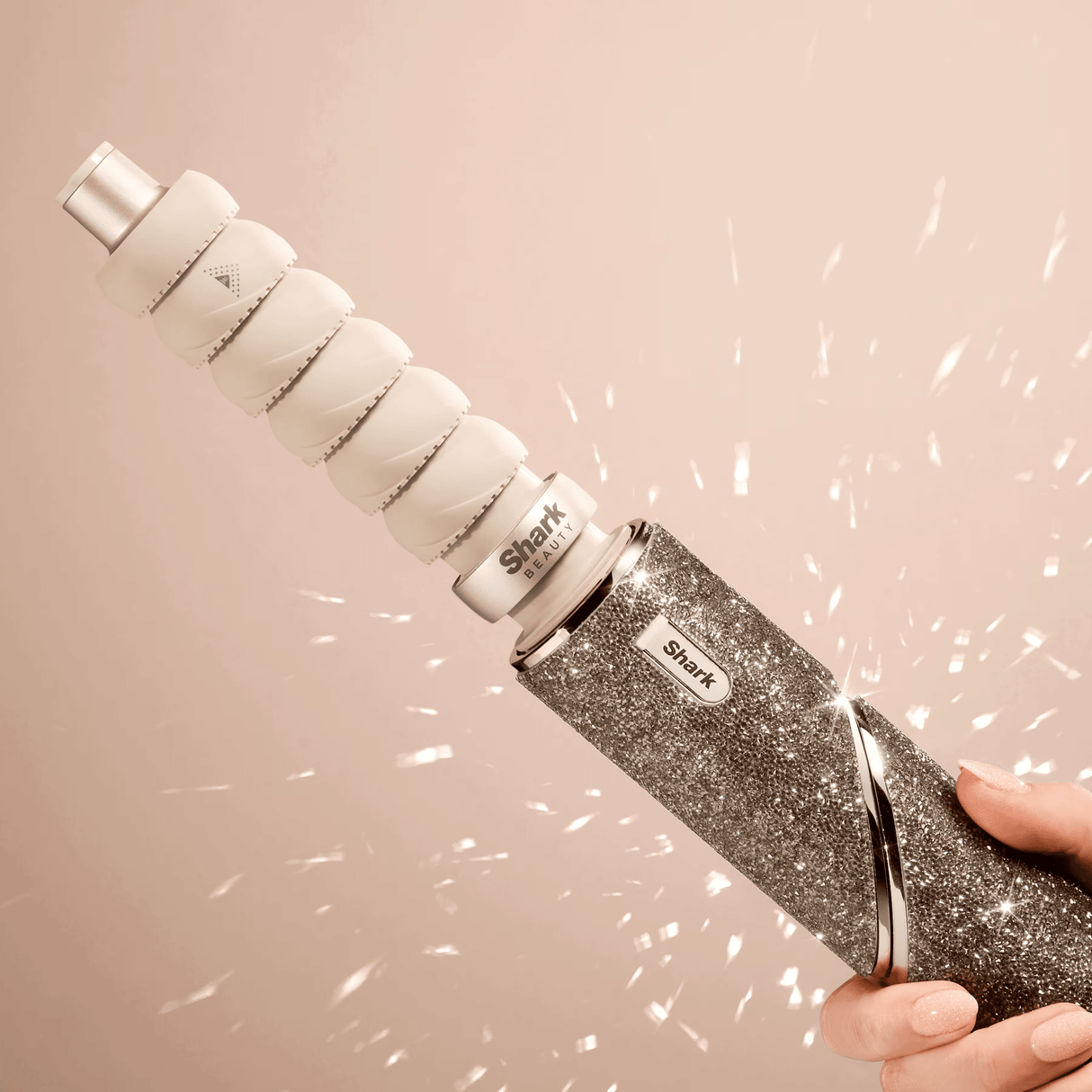 Shark FlexStyle Sparkle – Champagne Diamond Limited Edition 5-in-1 Air Styler & Hair Dryer Gift Set - CURLERS/CRIMPERS/STRAIGHTENERS - Beattys of Loughrea