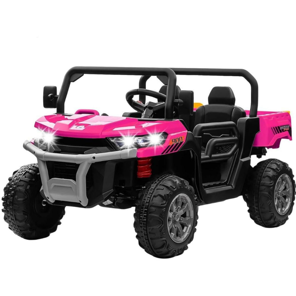 AgriBuddy With Rear Tipper 12V Electric Ride On Buggy Pink - BATTERY OPERATED RIDE ONS - Beattys of Loughrea