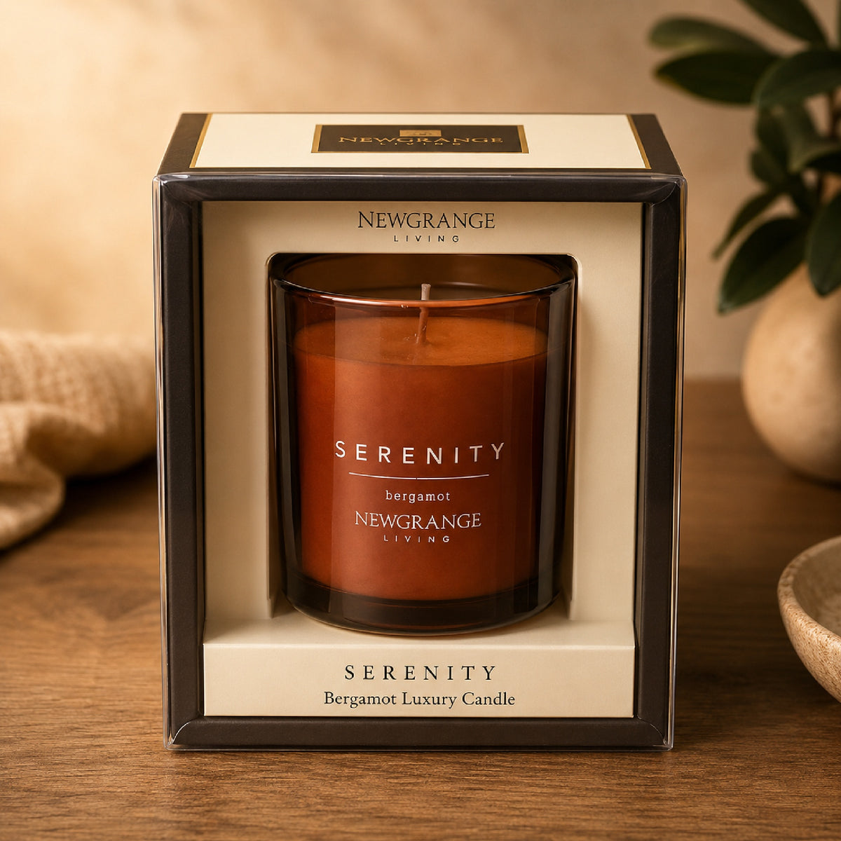 Newgrange Living Serenity Bergamot Single Wick Candle