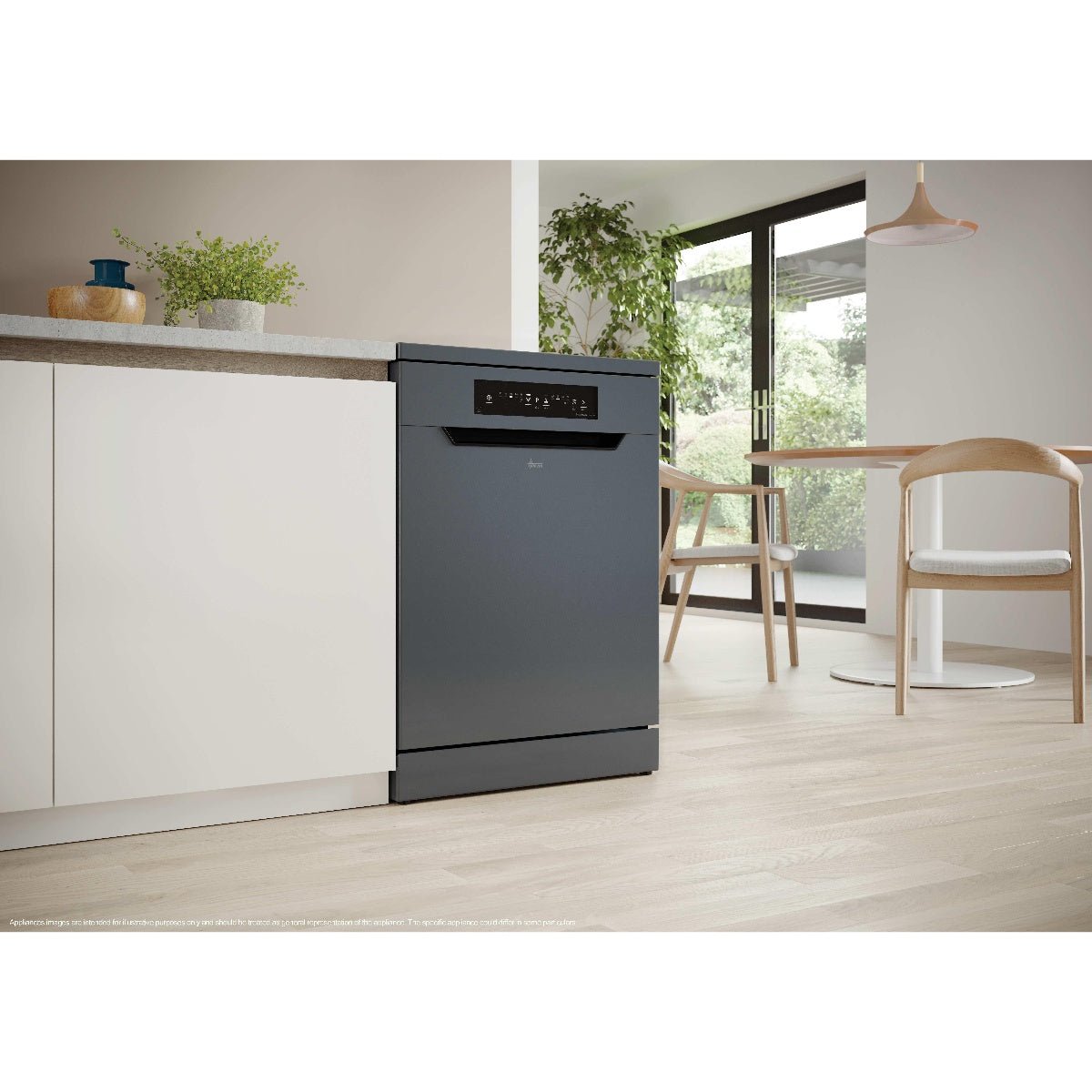 Hoover H-Dish 300 Lite Graphite Dishwasher - 14 Place Settings - HFP4C7E0A-80 - DISHWASHERS - Beattys of Loughrea
